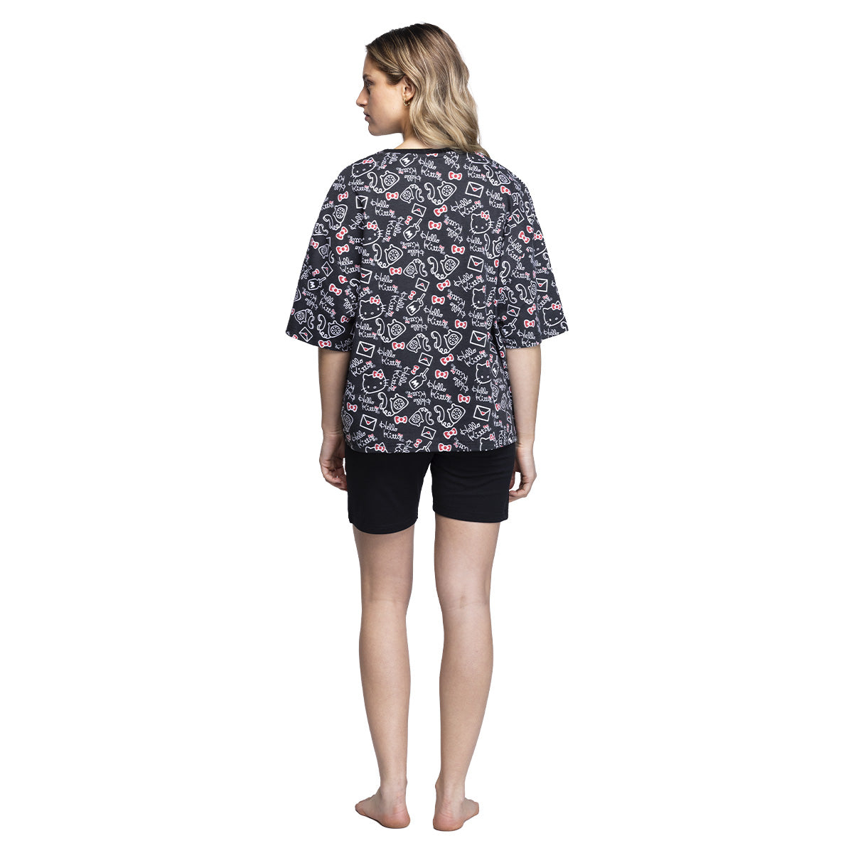 Pijama Verano Mujer Algodón Hello Kitty C3