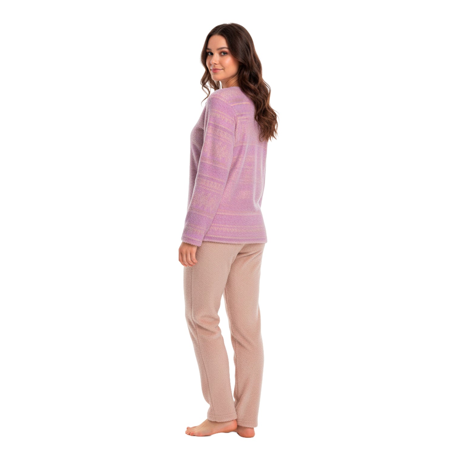 Pijama Invierno Mujer Micropolar C1
