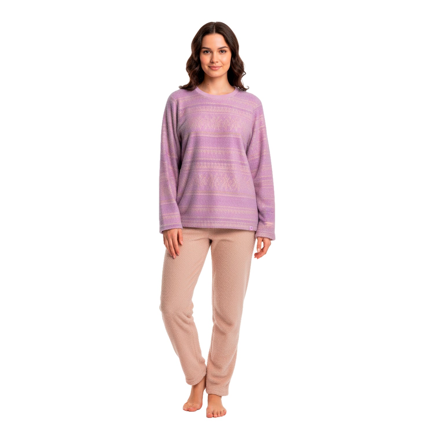 Pijama Invierno Mujer Micropolar C1