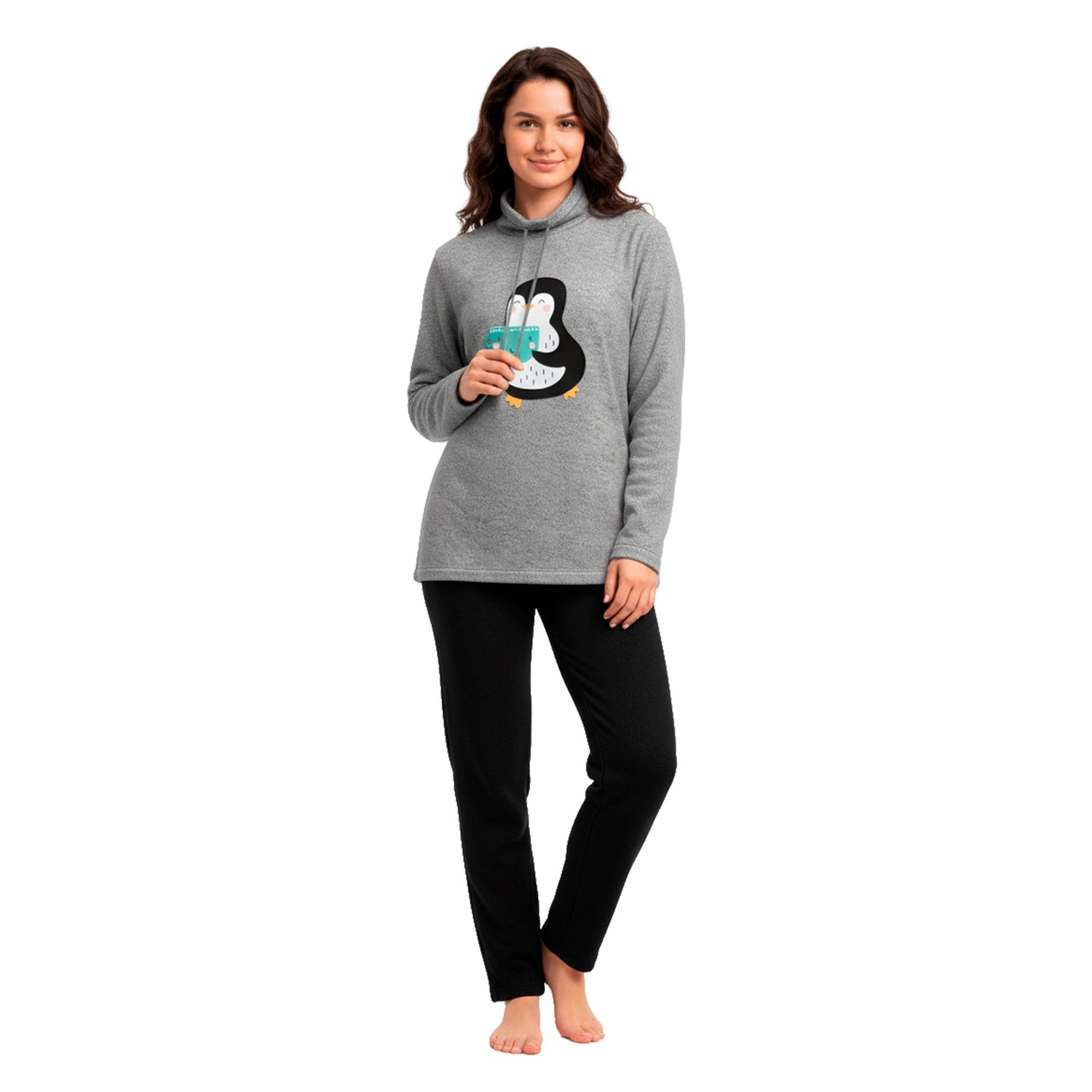 Pijama Invierno Mujer Micropolar C2