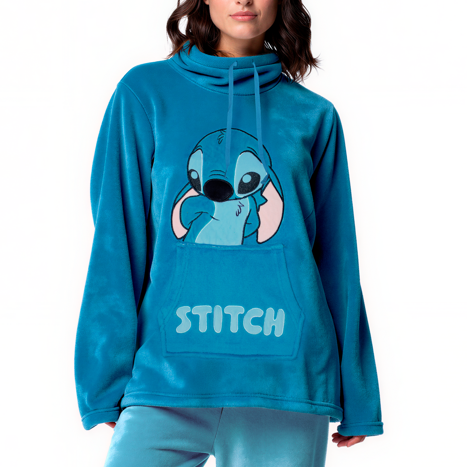Pijama Invierno Mujer Micropolar Stitch C1