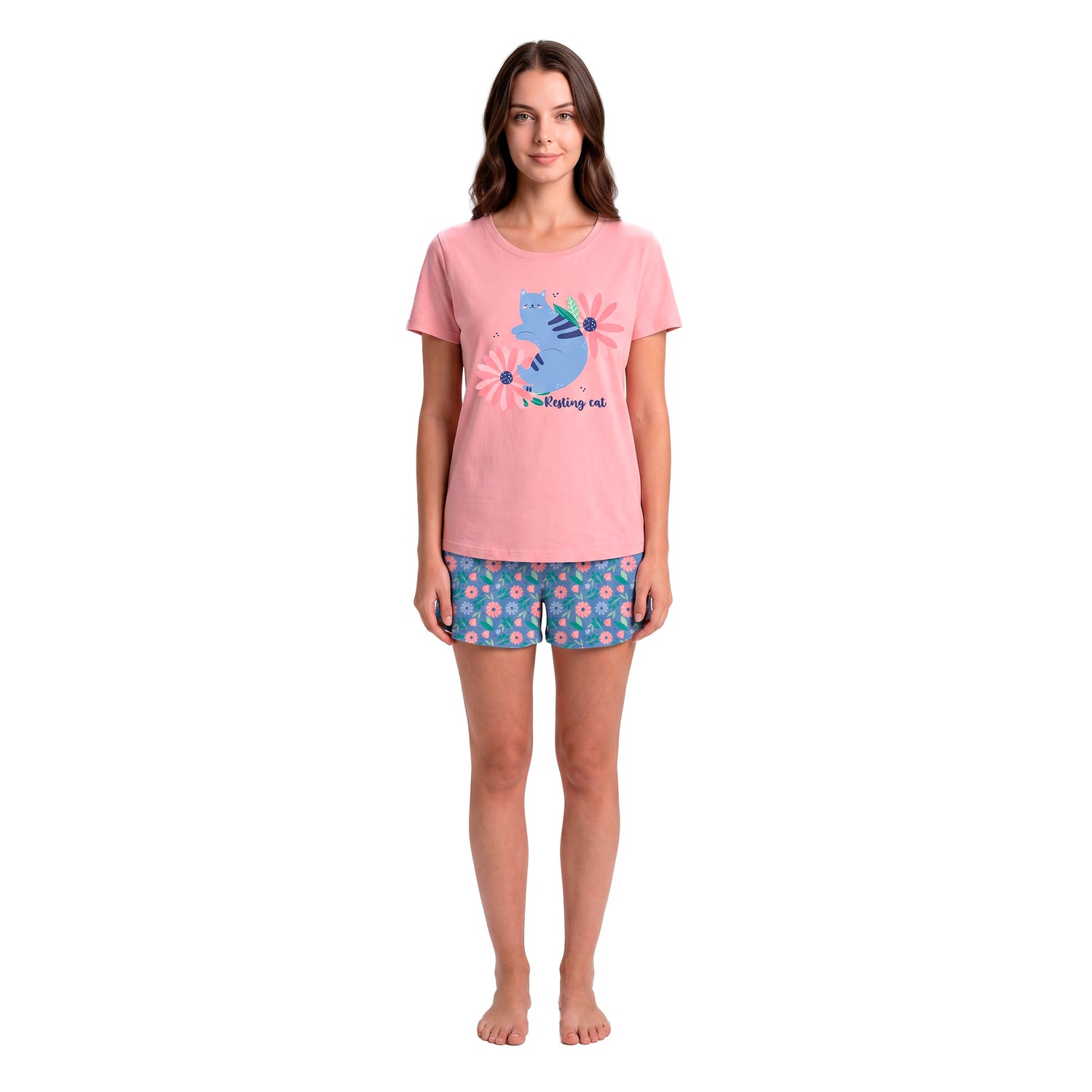 Pijama Mujer Algodón Verano C4