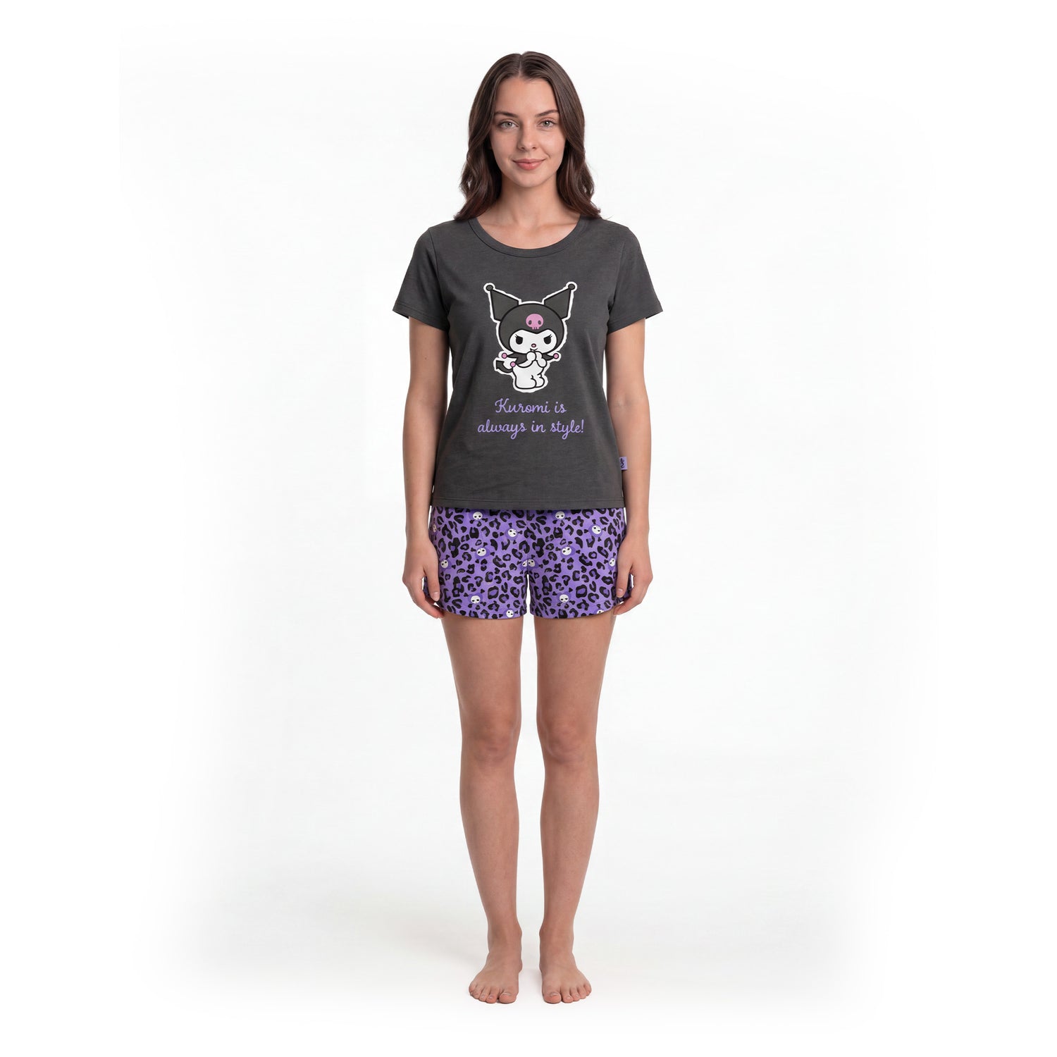 Pijama Mujer Algodón Verano Kuromi C4