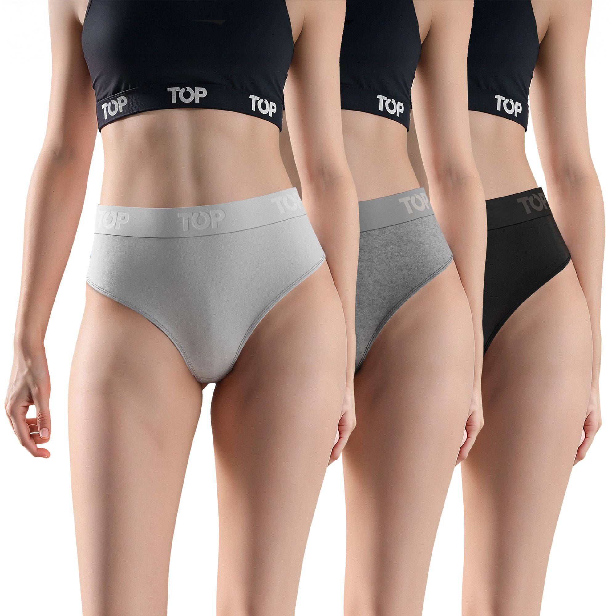 Calzón Hikini Algodón con Elástico Pack 3 C4