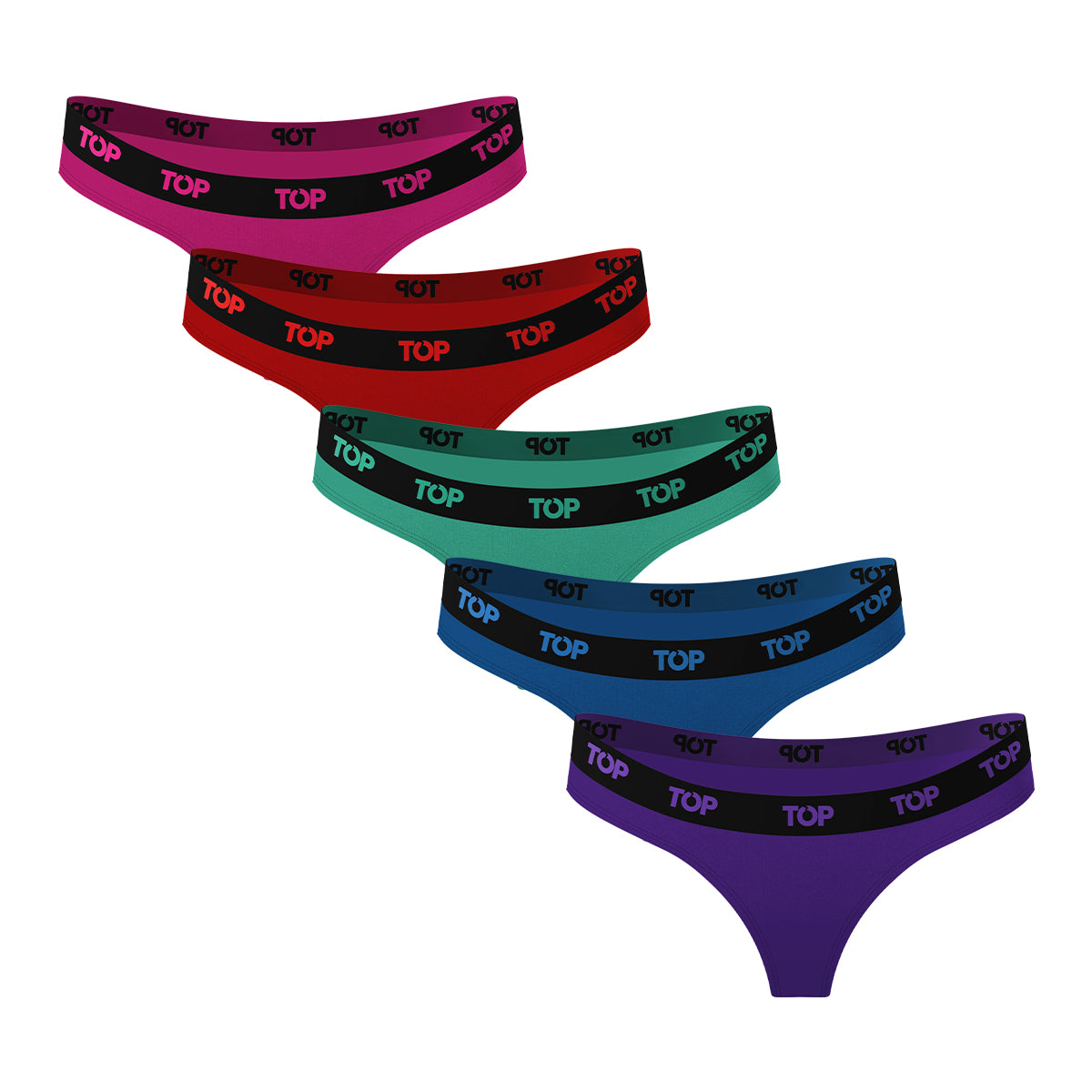 Colaless Algodón con Elástico Pack 5 Neón C1