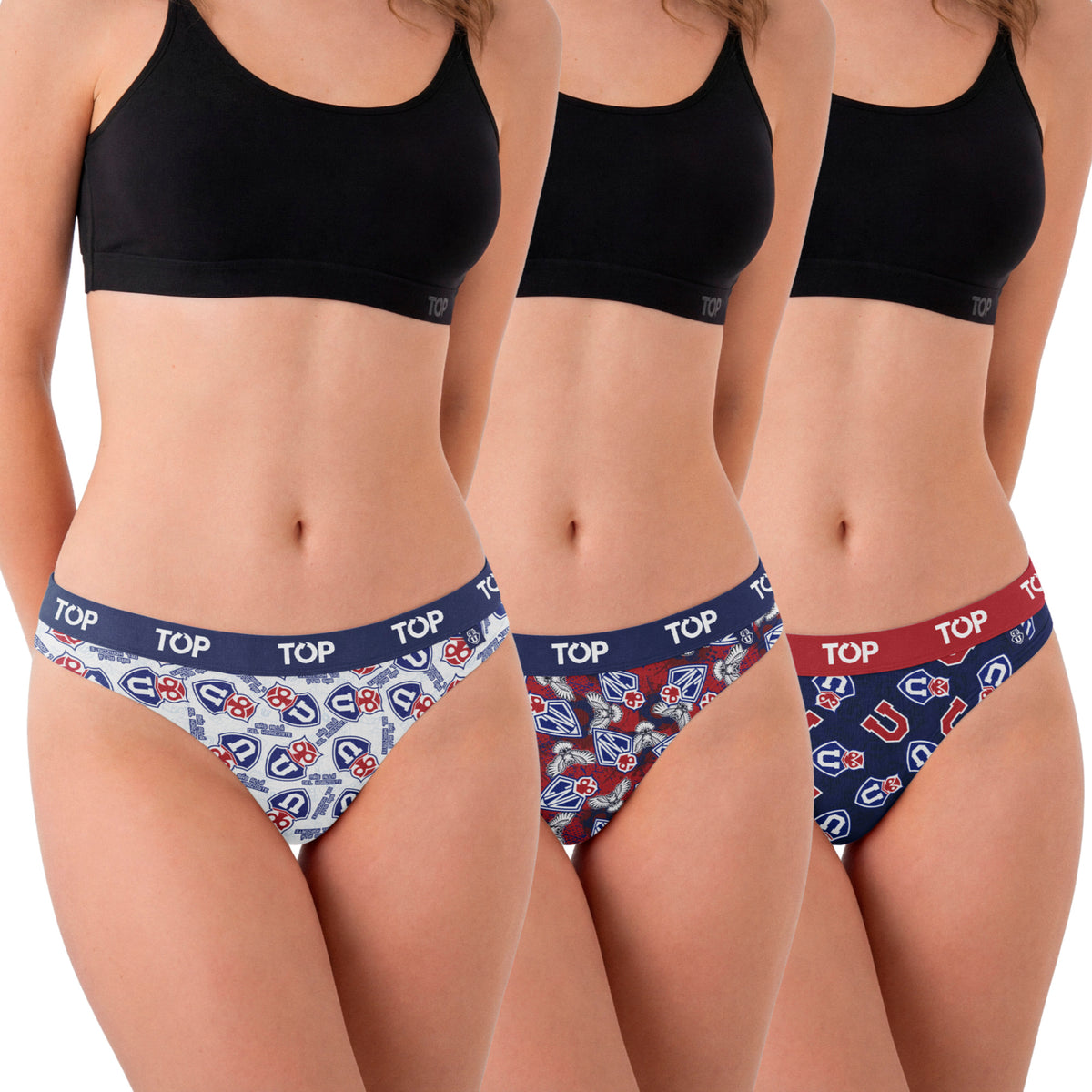 Colaless Algodón con Elástico Pack 3 U de Chile C1