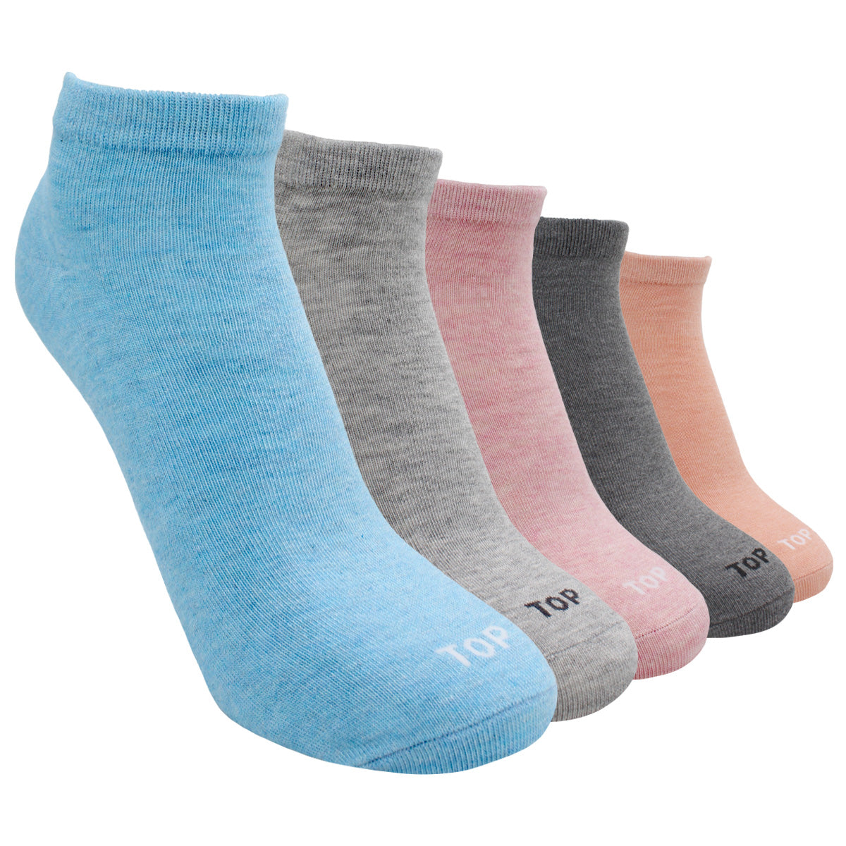 Calcetines Tobilleros Mujer Bambú Pack 5 C1