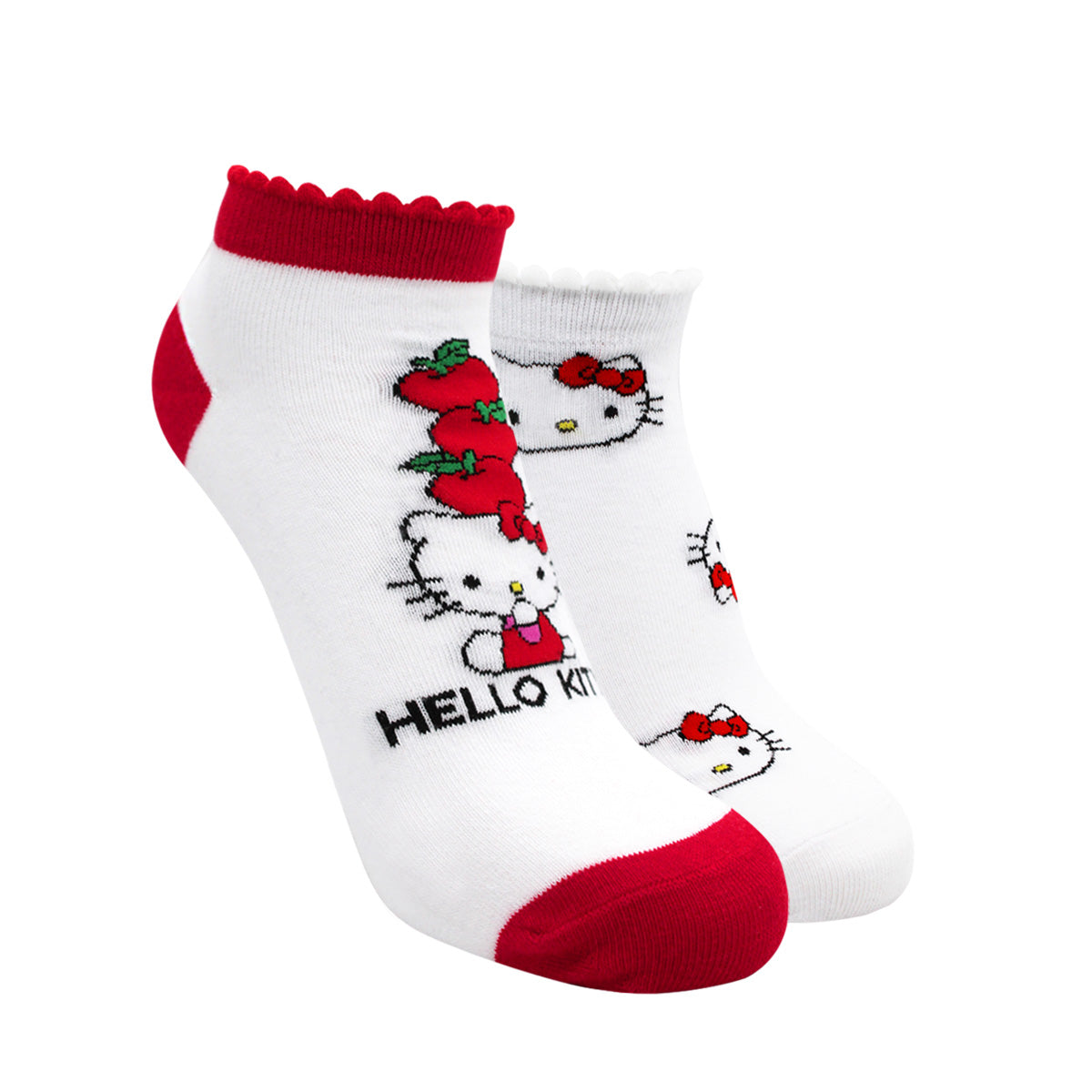 Calcetines Tobilleros Mujer Algodón Pack 2 Hello Kitty C3