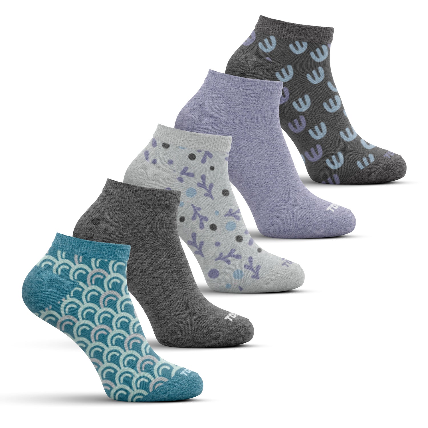 Calcetines Cortos Mujer Pack 5 C18