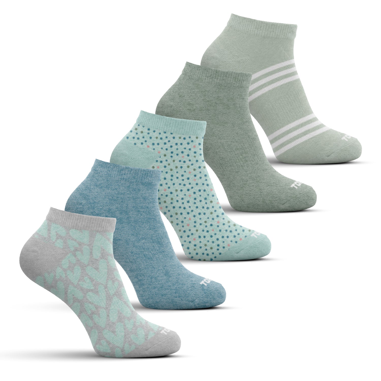 Calcetines Cortos Mujer Pack 5 C19