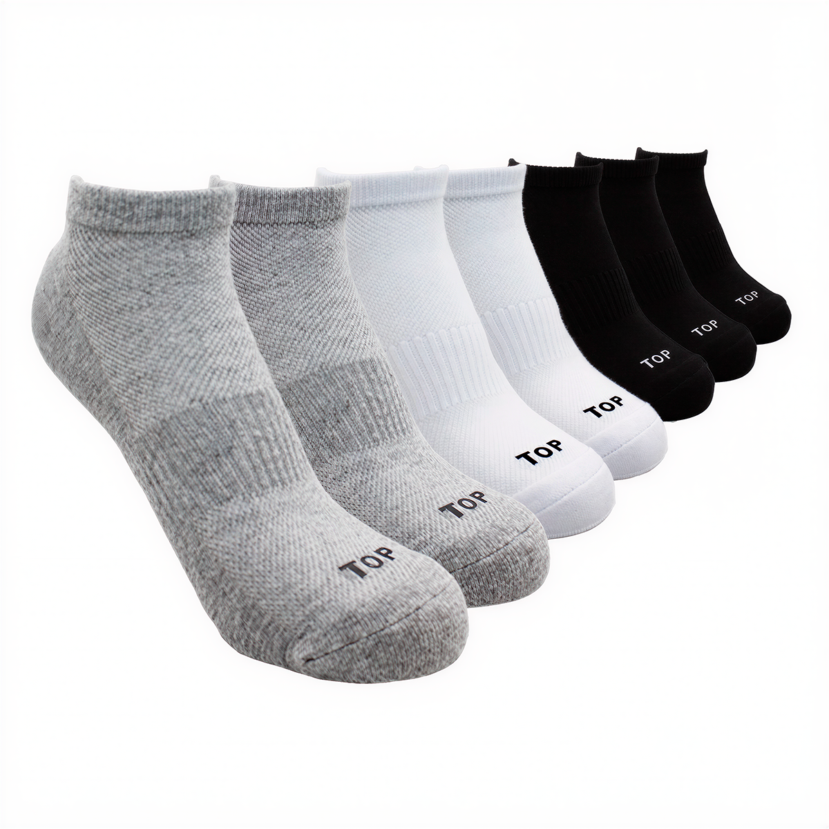 Calcetines Deportivos Tobilleros Mujer Pack 7 C1