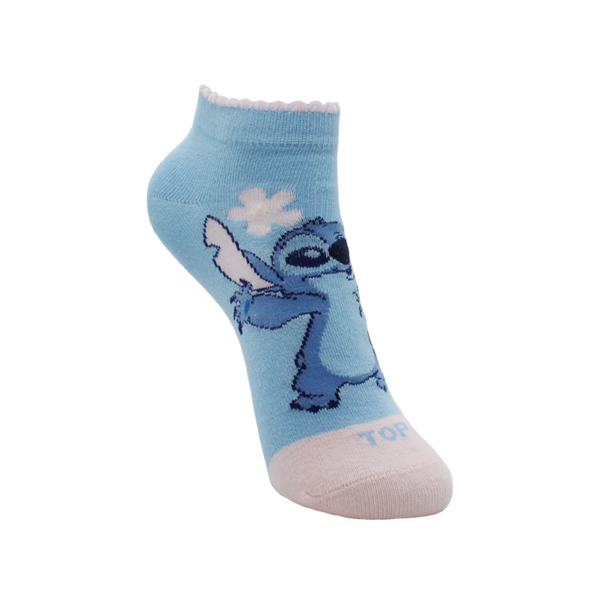 Calcetines Tobilleros Mujer Algodón Pack 2 Stitch C1