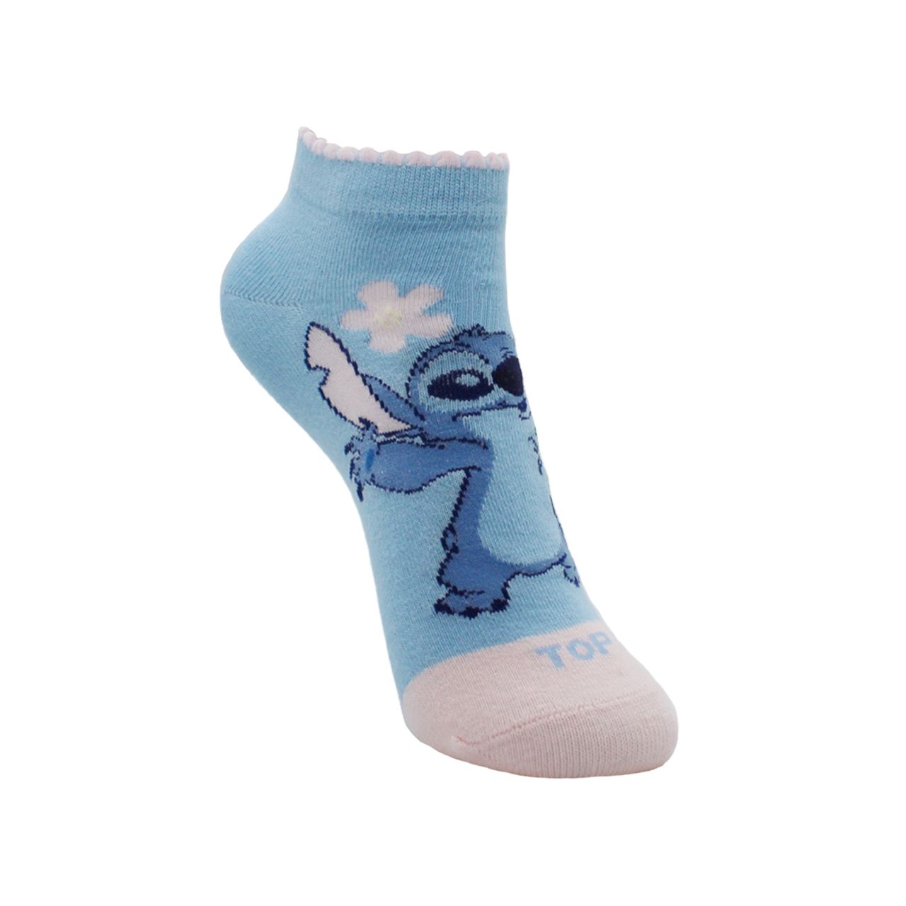 Calcetines Tobilleros Mujer Algodón Pack 2 Stitch C1