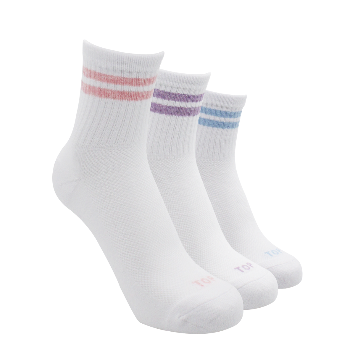 Calcetines Mujer Deportivos Media Caña Pack 3 C2