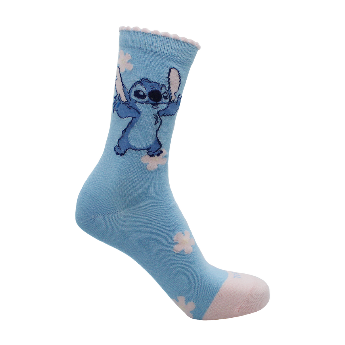 Calcetines Largos Mujer Algodón Pack 2 Stitch C1