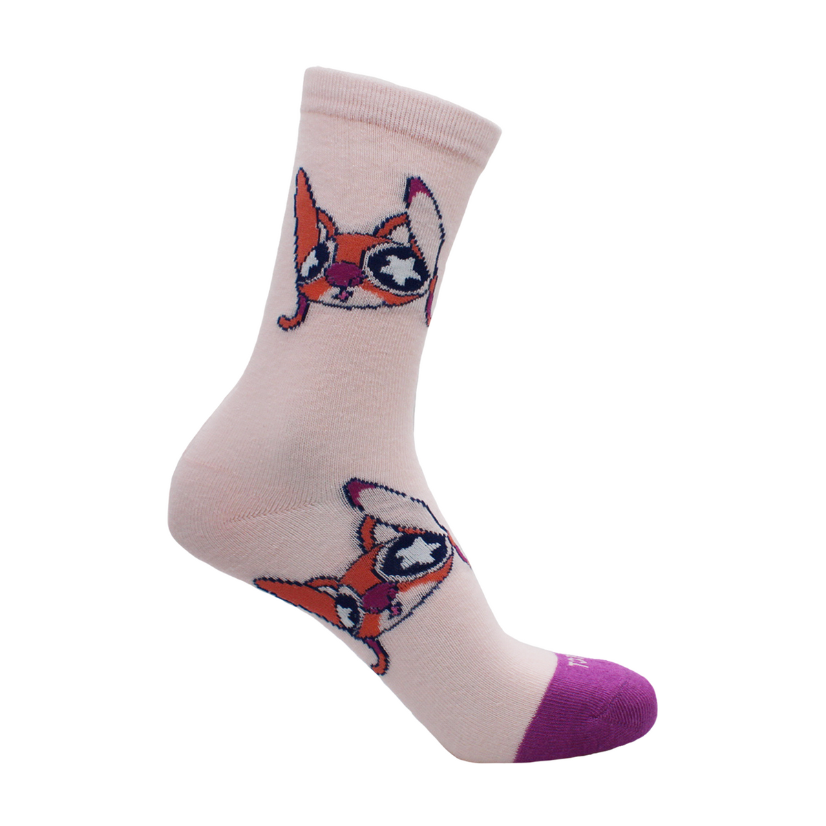 Calcetines Largos Mujer Algodón Pack 2 Stitch C4