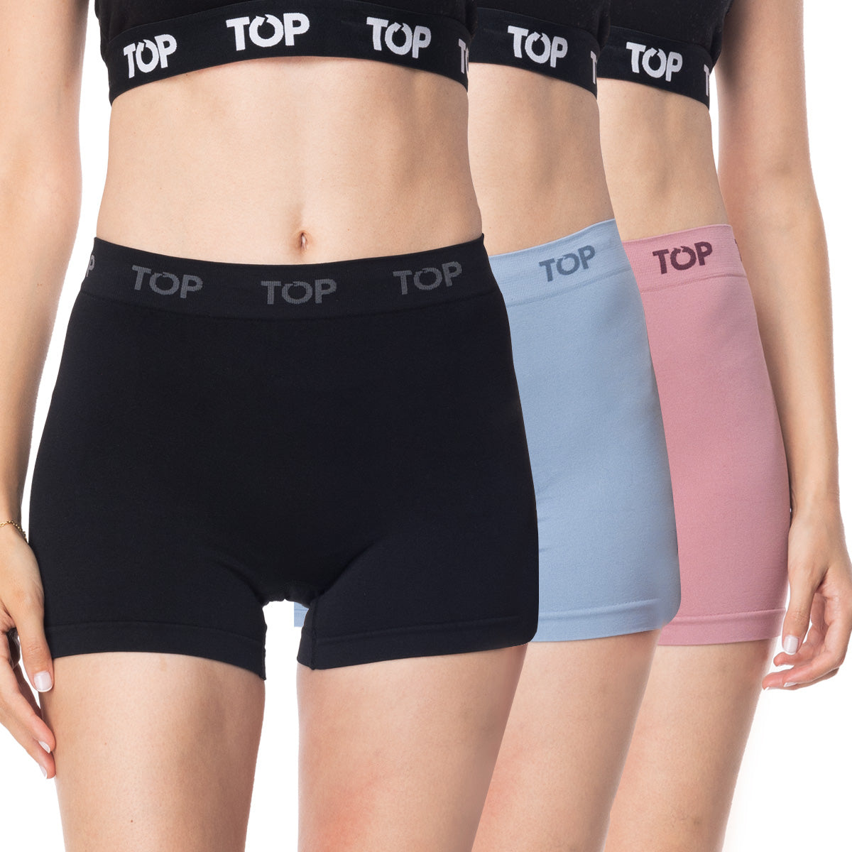 boxer tipo short mujer