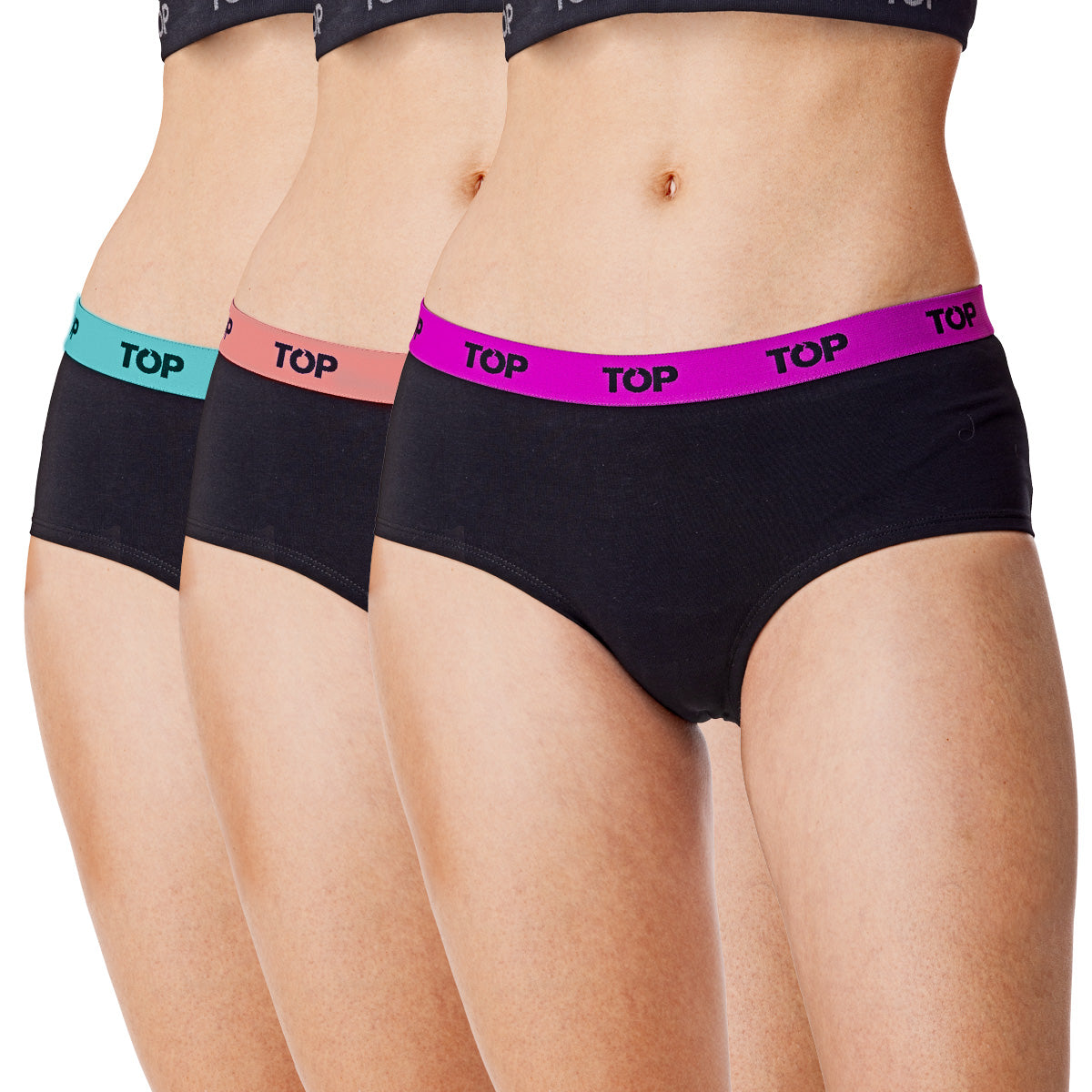 Pantaletas Camiseta Interior Mujer Algodón Calzones Algodon