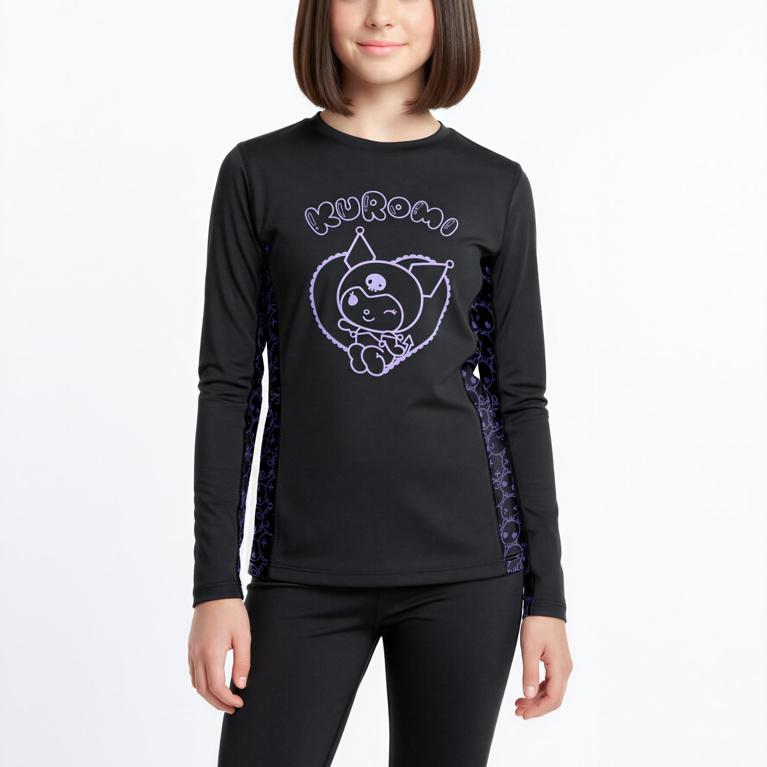 Camiseta Primera Capa Microfibra Niña Kuromi C2