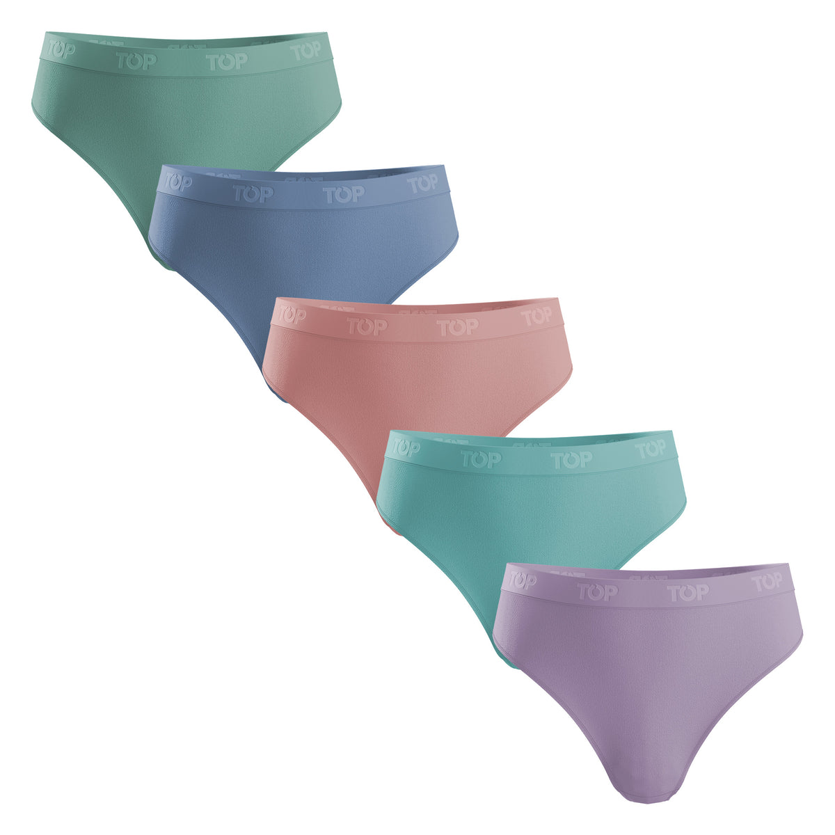 Calzón Bikini NIÑA Algodón Pack 5 C2