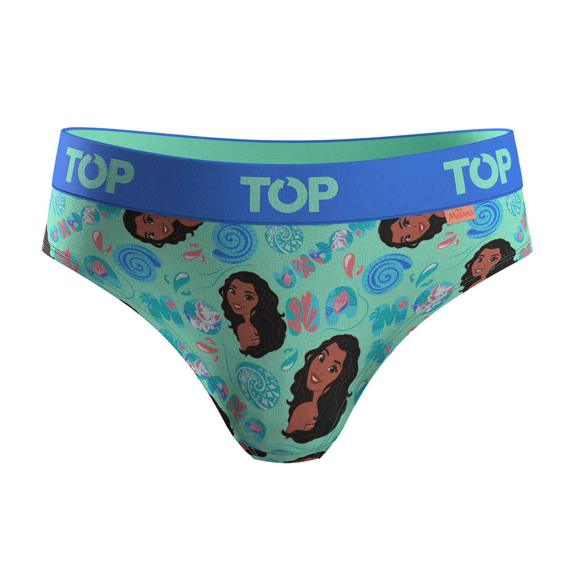 Calzón Pantaletas NIÑA Algodón Pack 4 Moana C1