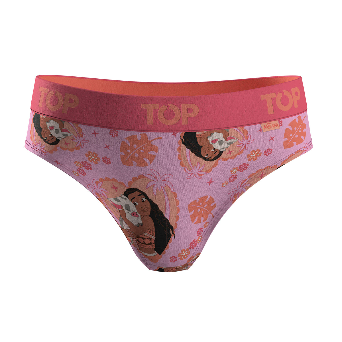 Calzón Pantaletas NIÑA Algodón Pack 4 Moana C1