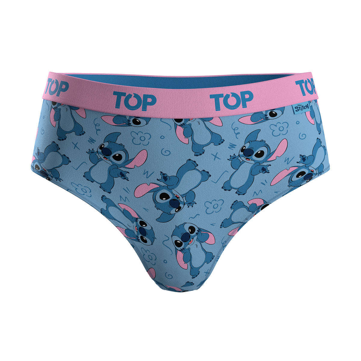 Calzón Pantaletas NIÑA Algodón Pack 4 Stitch C1