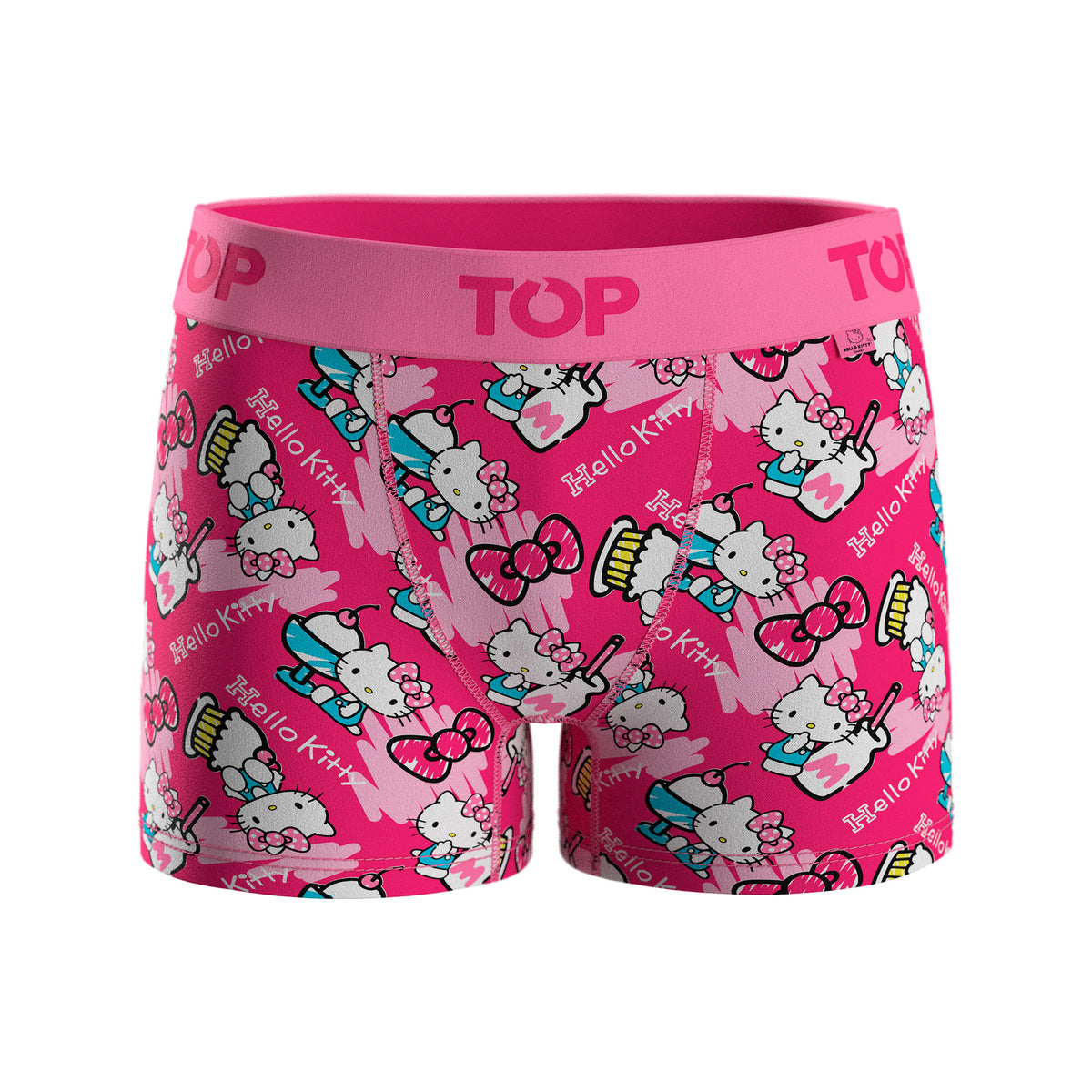 Bóxer Medio NIÑA Algodón Pack 4 Hello Kitty C1