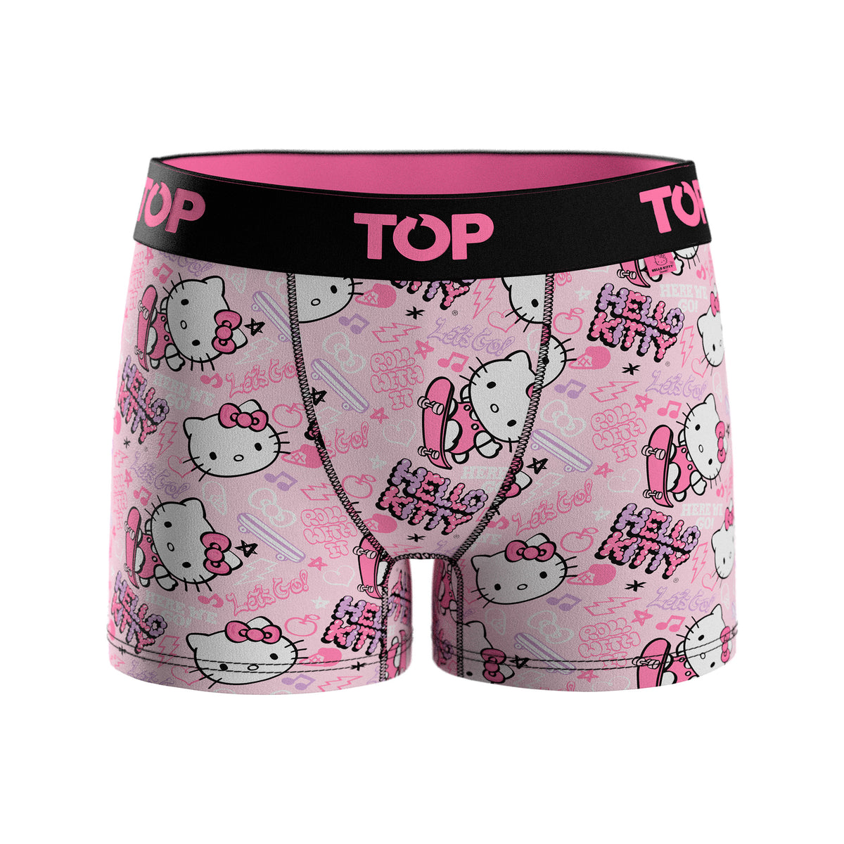 Bóxer Medio NIÑA Algodón Pack 4 Hello Kitty C1