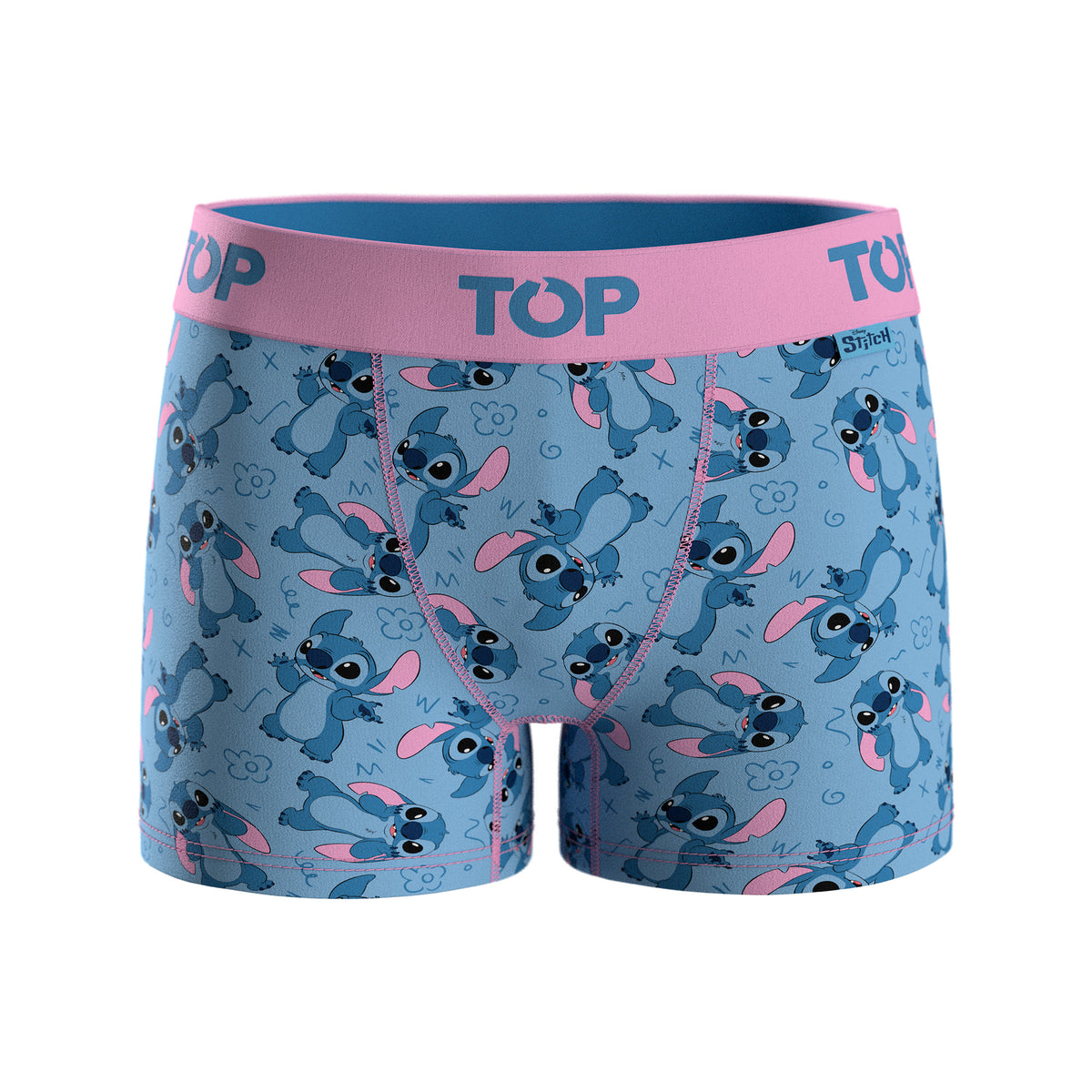 Bóxer Medio NIÑA Algodón Pack 4 Stitch C1