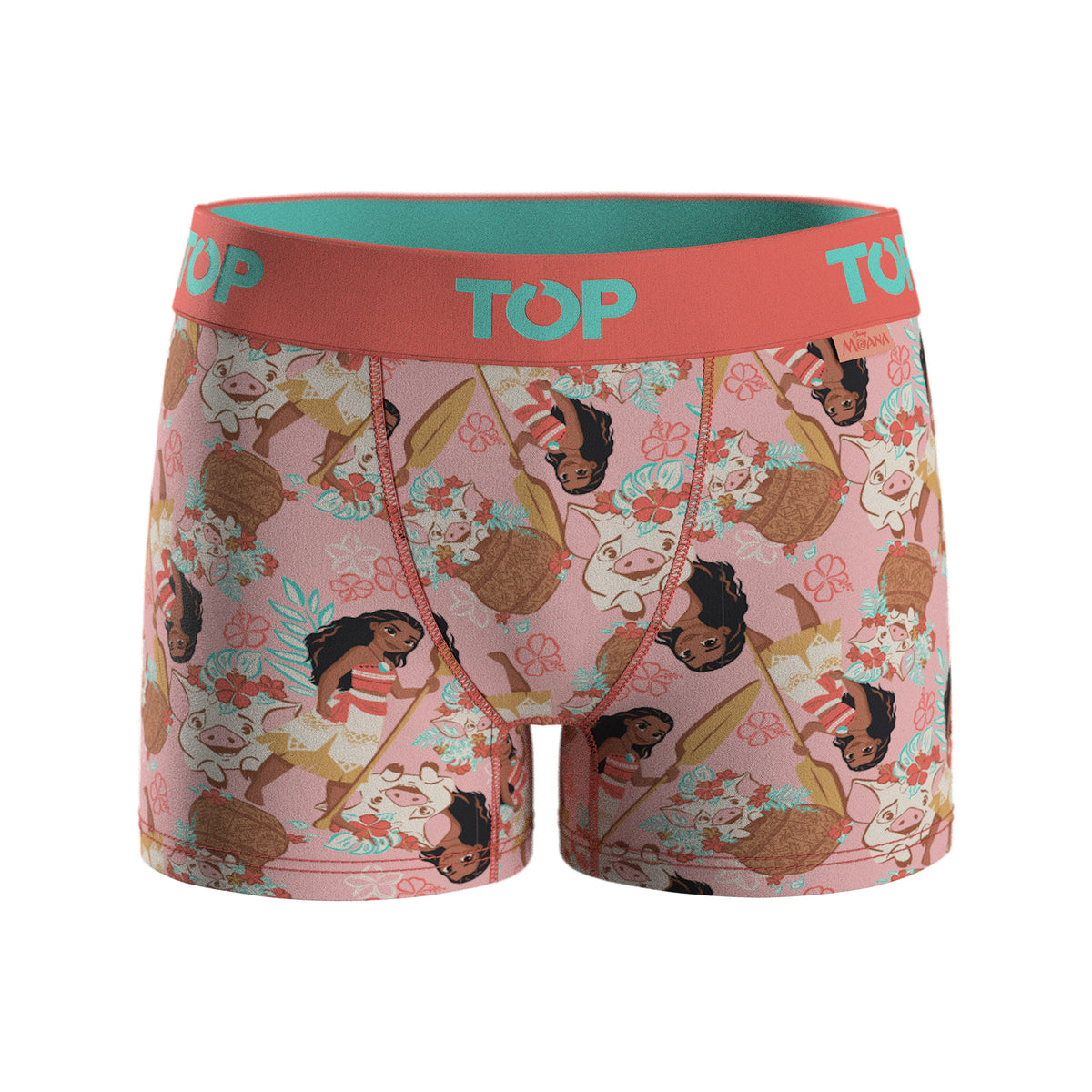 Bóxer Medio NIÑA Algodón Pack 4 Moana C1