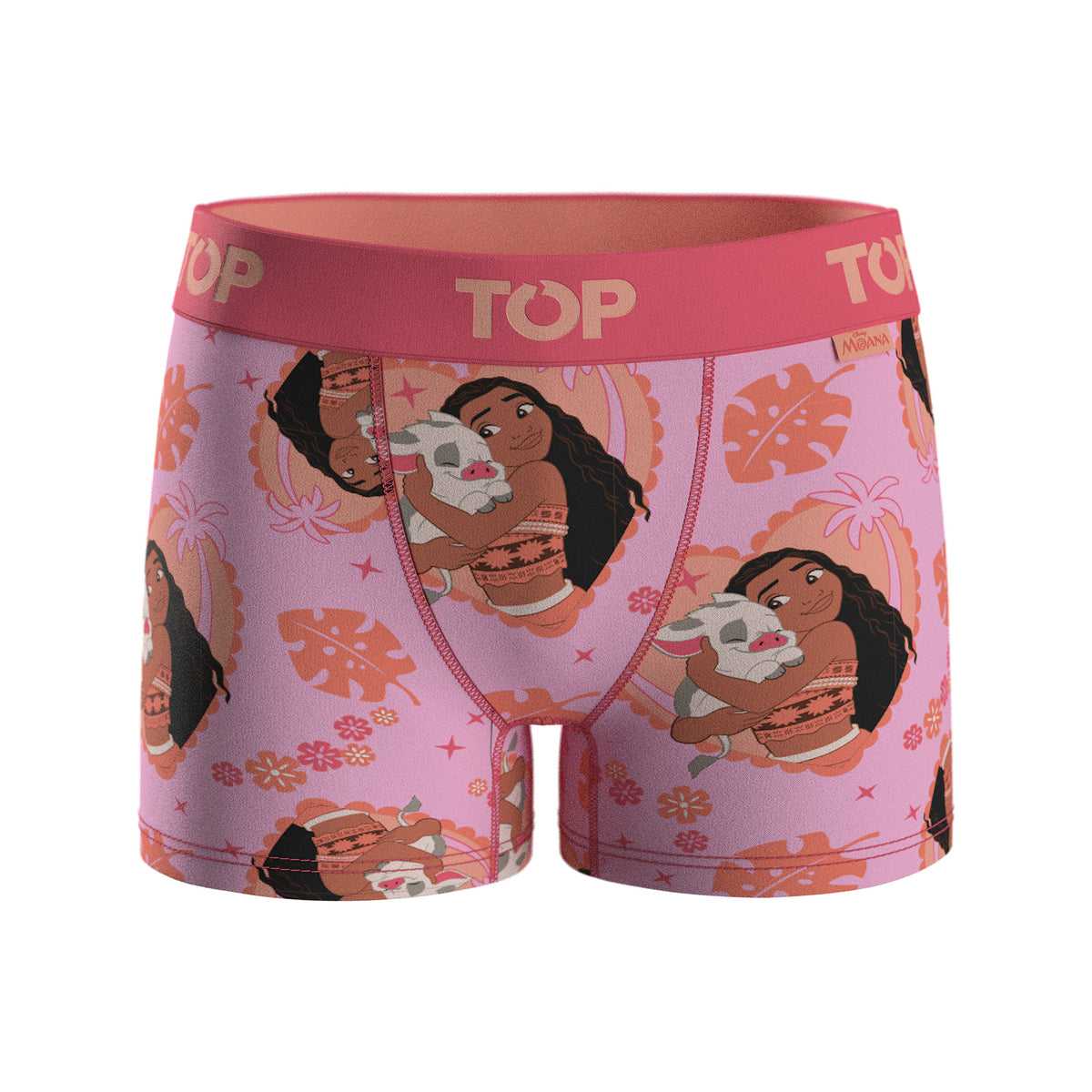 Bóxer Medio NIÑA Algodón Pack 4 Moana C1