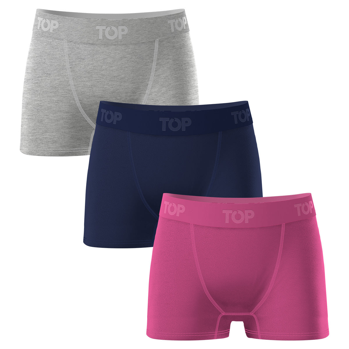 Bóxer Medio NIÑA Algodón Pack 3 C1