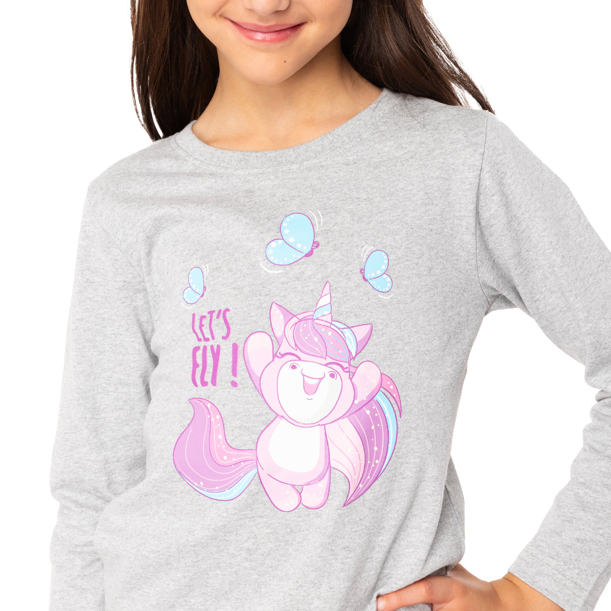 Pijama Largo Niña Algodón Invierno  C1