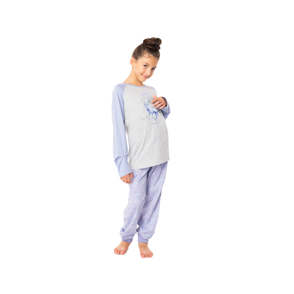 Pijama Largo Niña Algodón Invierno Harry Potter C1