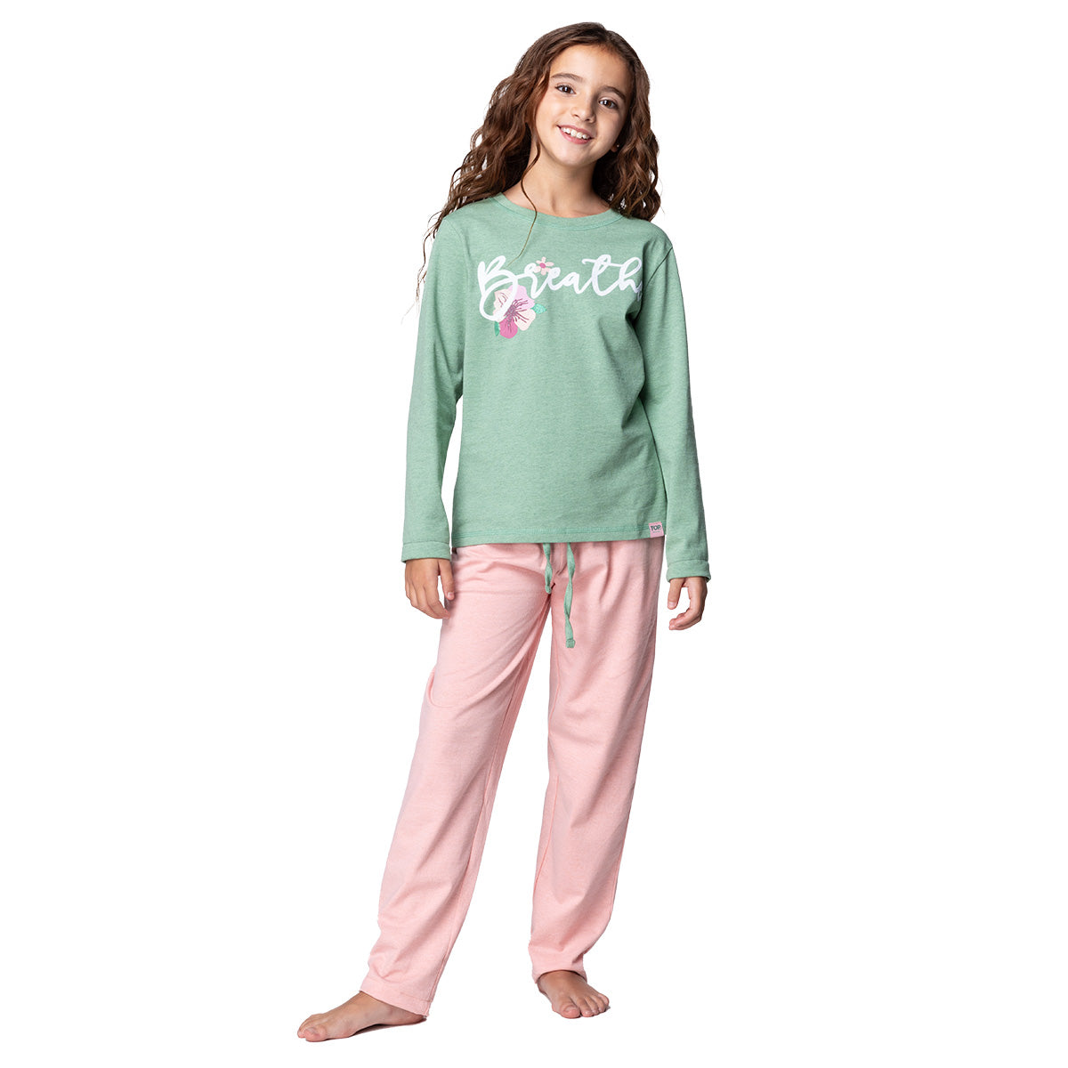 Pijama Largo Niña Algodón Invierno C2