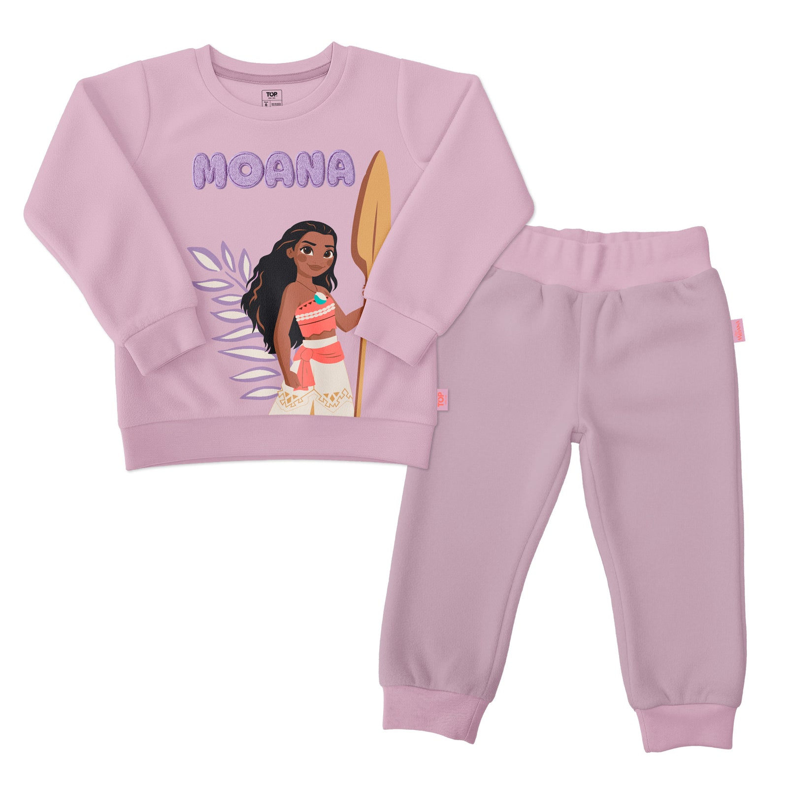 Pijama Largo Niña Invierno Moana C1