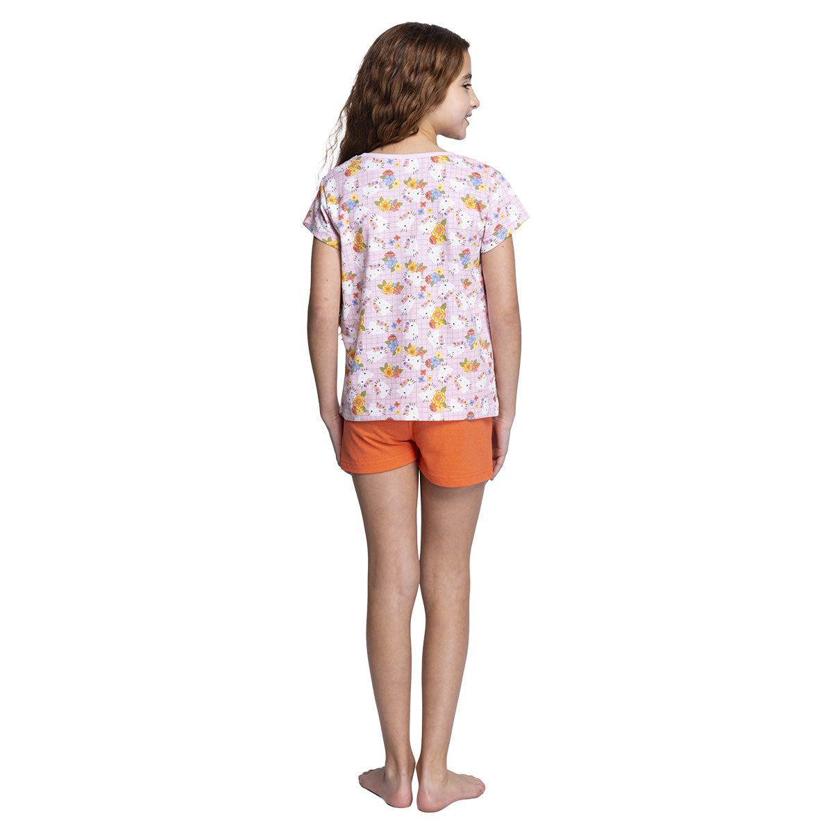 Pijama Verano Niña Algodón Hello Kitty C4