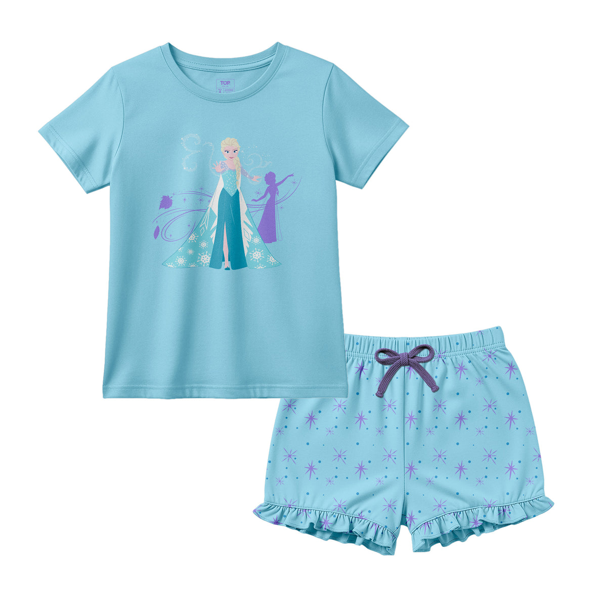 Pijama Niña Algodón Verano Frozen C1