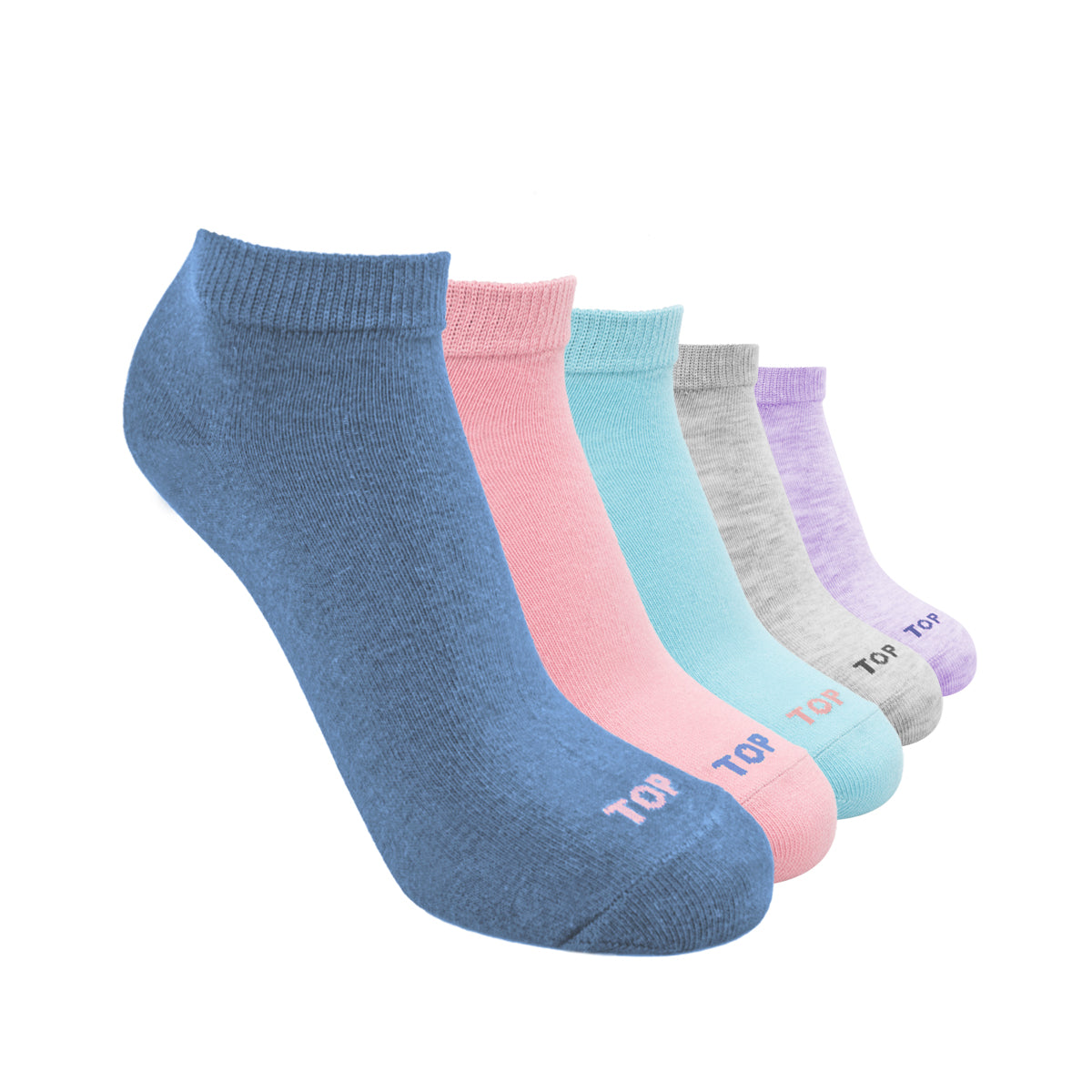 Calcetines Cortos Algodón Niñas Pack 5 C1