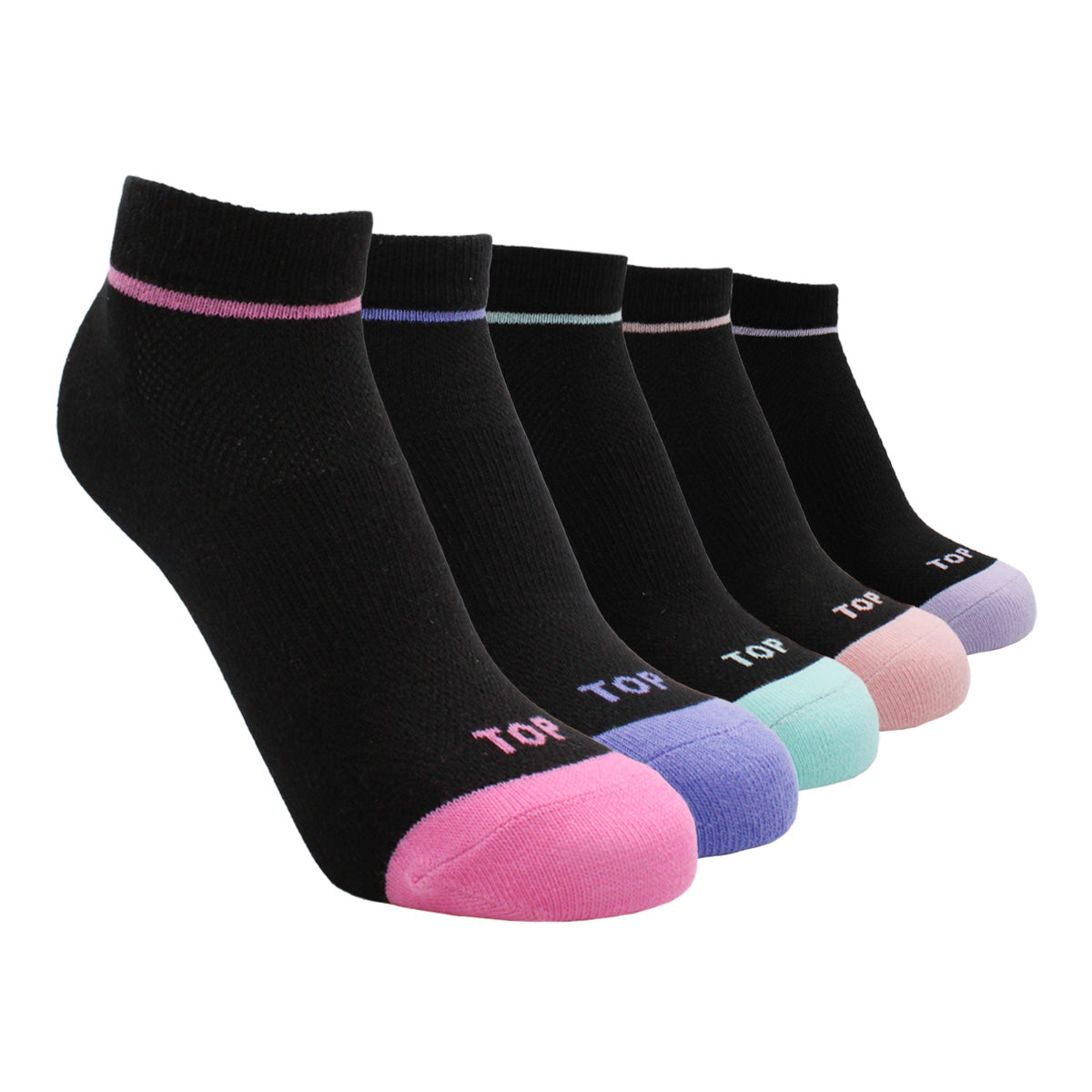 Calcetines Niña Deportivos Cortos Pack 5 C1