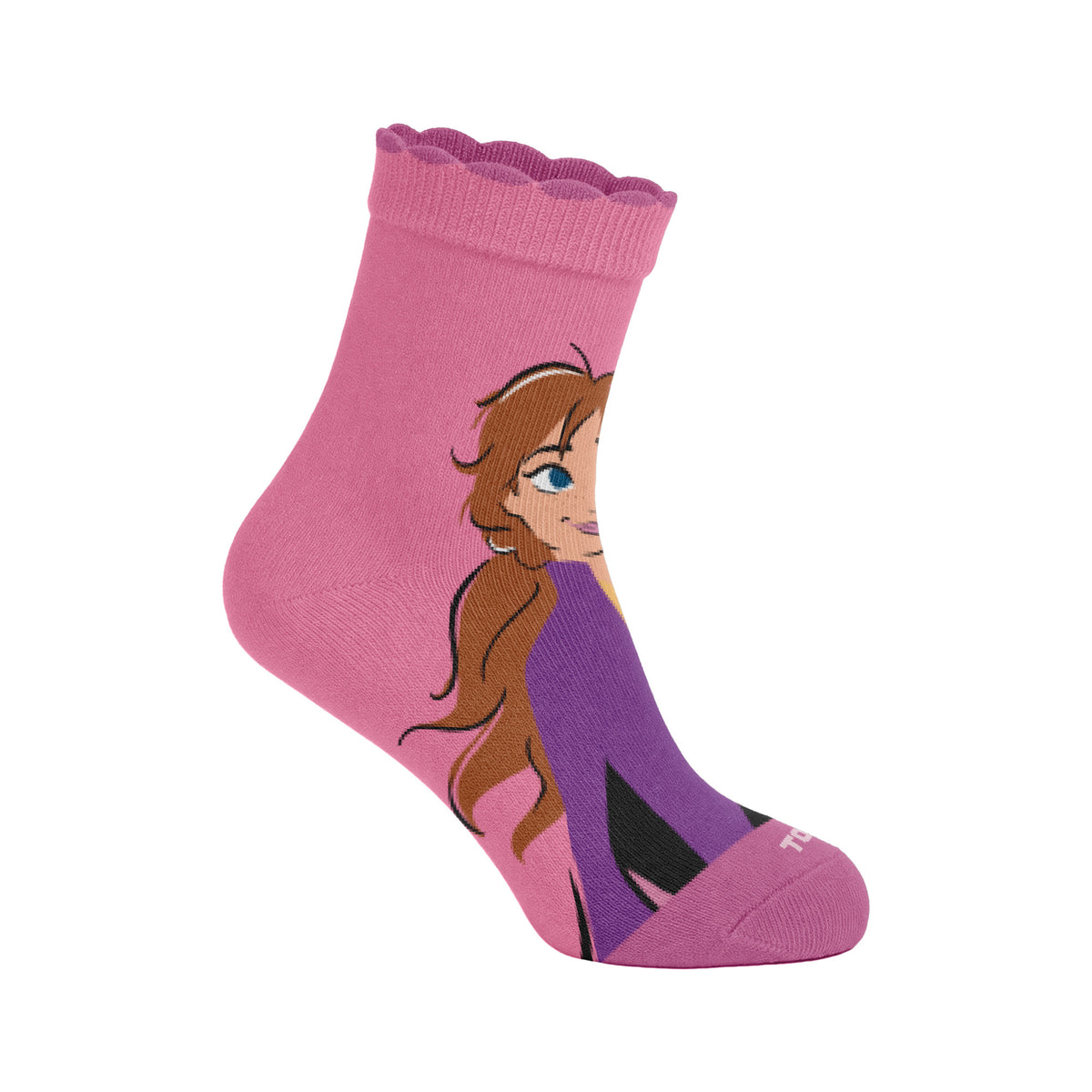 Calcetines Largos Niña Algodón Pack 2 Frozen C1