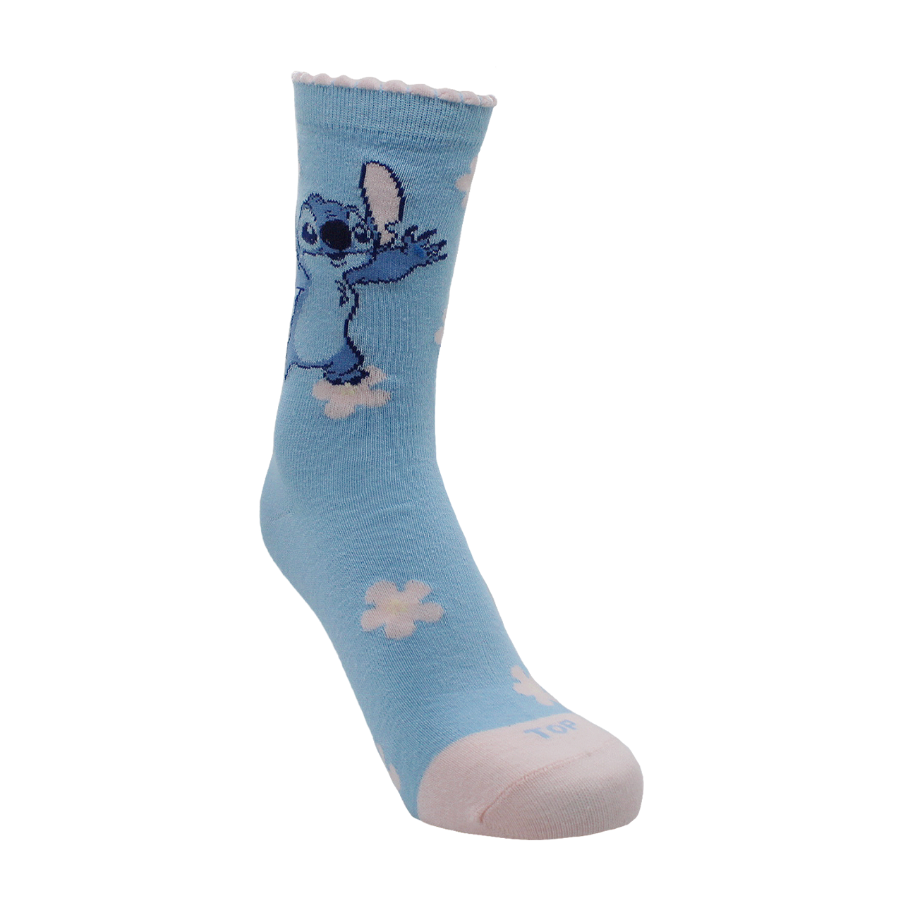 Calcetines Largos Niña Algodón Pack 2 Stitch C1