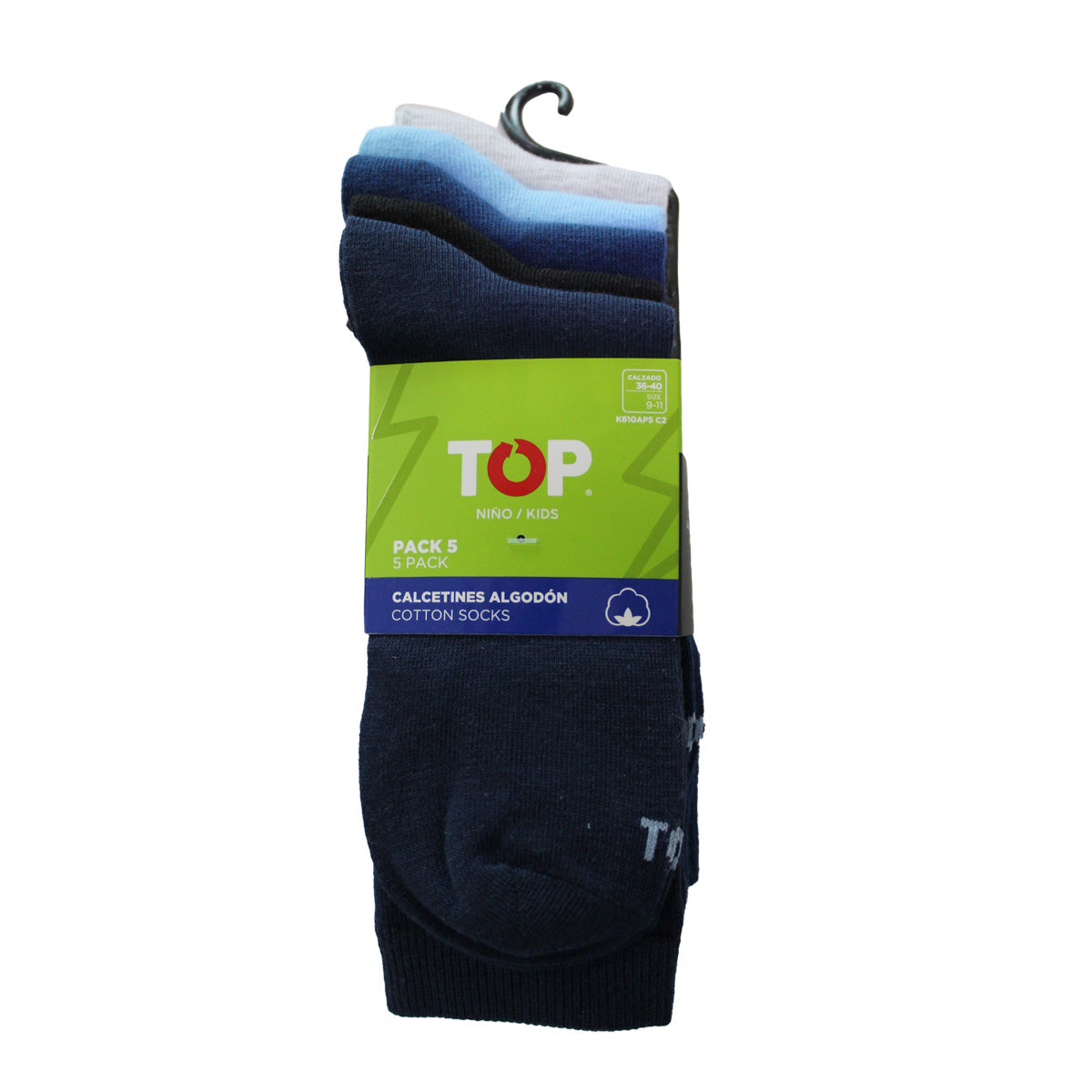 Calcetines Algodón Niños Pack 5 C2