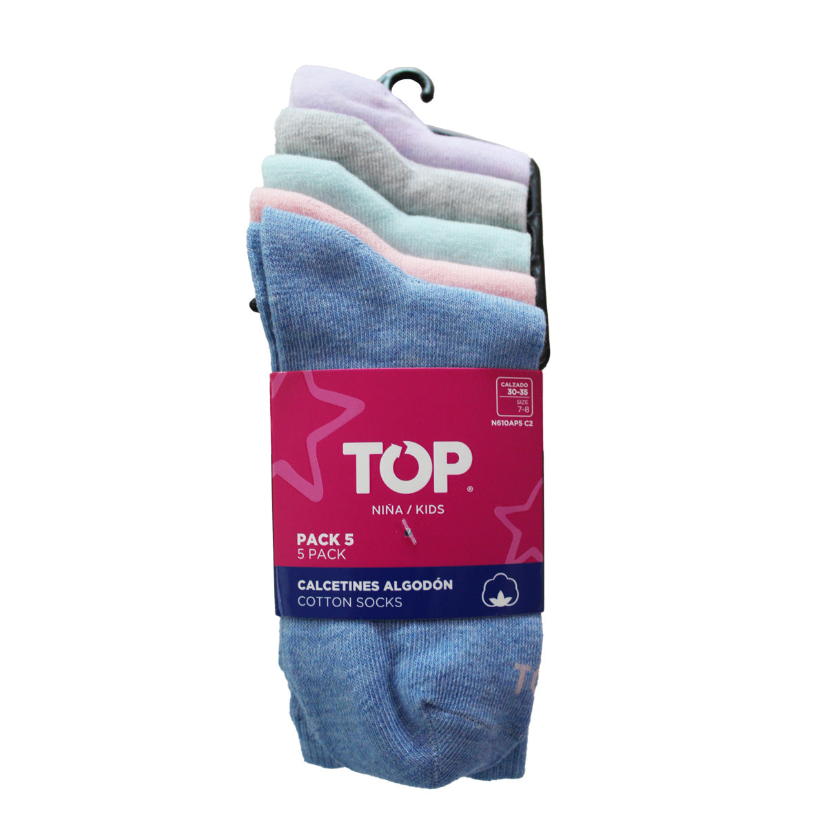 Calcetines Algodón Niñas Pack 5 C2