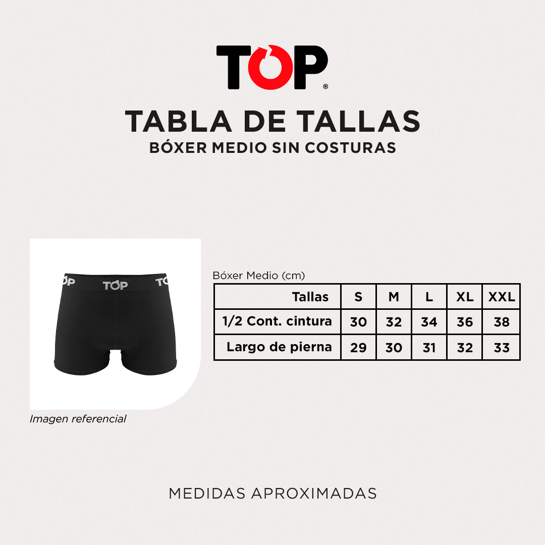 Boxer Top Tabla De Medidas De Boxer Para Hombres Guia De Tallas