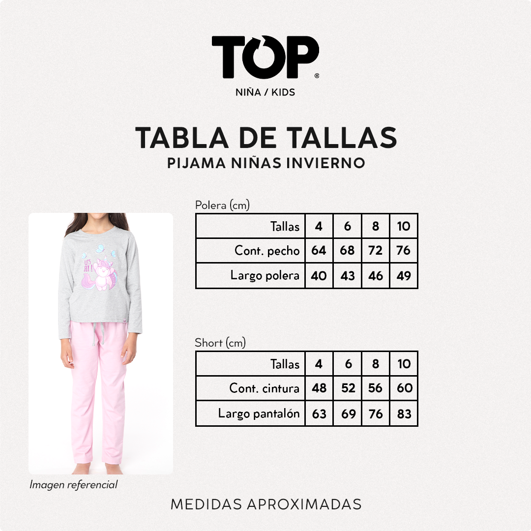 Pantalon Pijama Tabla De Medidas De Pijamas De Mujer Chile Medidas