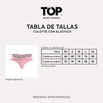 Tabla de tallas Culotte con elástico M503