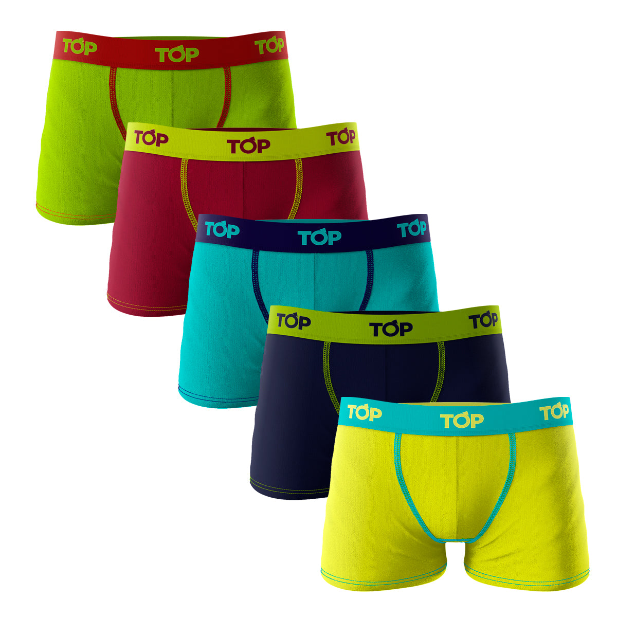 Boxer Niño Algodón Color Pack 5 C1