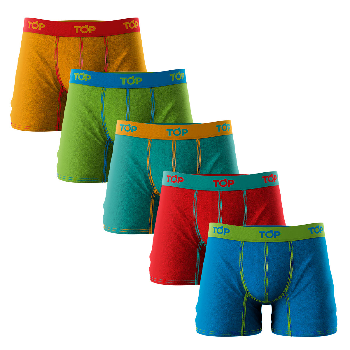 Boxer Medio Algodón Refranes Pack 5 C4
